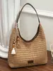 Bolso de Mano Tejido para Mujer 2026 Nuevo Estilo Estilo Perezoso Bolso de Hombro Gran Capacidad Casual para el Trabajo Vacaciones en la Costa Bolso de Axila