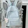 Mochila Pequena Fresca Estilo Coreano 2025 Feminina Fofa com Laço Mochila de Menina Mochila Escolar para Estudante de Ensino Fundamental