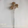 Simulação Flor de Ano Novo Flor Plástica Dourada Balde de Ano Novo Galhos Longos Palmeira Vermelha Hortênsia Palavra Fu Amor Flor de Ano Novo Atacado
