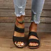 Comercio Exterior Verano Nuevas Sandalias Mujer Transfronterizo Comercio Exterior Talla Grande Simples Bordadas Caladas Sandalias Transpirables Pantuflas Mujer