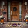 Tapetes de Piso Halloween Temu para Entradas, Felpudos Resistentes a Manchas, Alfombrillas Absorbentes para Baño, Tapetes Decorativos Festivos