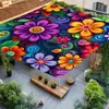 Tienda de campaña con toldo solar para acampar del fabricante - Lona para acampar cubierta para picnic. Tienda de campaña portátil para exteriores alfombrilla de picnic