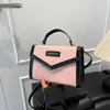 Bolso Tejido para Mujer 2025 Otoño Nuevo Bolso de Mano para Viaje Diseño de Nicho Personalizado Bolso Pequeño Cuadrado de Hombro Único Diagonal