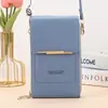 Venta Directa de Fábrica de Bolsas Nuevas para Teléfono Móvil con Pantalla Táctil, Bolsos Pequeños Cruzados Modernos y Sencillos, Bolsos para Teléfono Móvil de Mujer, Carteras para Monedas, Estilo Vertical