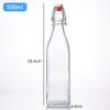 Botella de Vino de Vidrio con Cierre a Presión Botella de Vino Enzimático Sellada Botella para Bebidas Botella de Vidrio Botella de Vino Blanco Cierre Hermético Botella de Vidrio