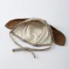 Chapéus de bebê para primavera e outono, toucas casuais para bebês, chapéus fofos com proteção para as orelhas para meninos e meninas, toucas quentes de algodão puro para recém-nascidos no inverno