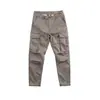 Pantalones de trabajo retro estilo americano para hombre, primavera/otoño, modernos, versátiles, corte holgado, pierna recta, multibolsillos, informales, largos