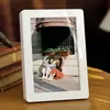Personalização de Mesa para Porta-Retratos, Lavagem e Impressão de Fotos para Fazer Álbum de Fotos, Enfeites de Moldura Vazia, Suporte de Exibição de 6 Polegadas 8 Presente
