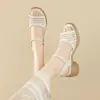 Nuevas Sandalias Casuales Peep-Toe de Moda Primavera/Verano 2026 para Mujer, Sandalias de Verano para Mujer para Exteriores, Transfronterizo