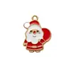 BB-20 Enfeite DIY de Papai Noel Acessórios Artesanais Pingente Único Série de Natal Chapéu Vermelho Pingente Pequeno Pingente de Tiara