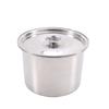 Taza de Sabor de Acero Inoxidable Hogareña Comercial Engrosada Cocina Cuenco para Huevos Comercial Grande y Cuenco Taza para Condimentos