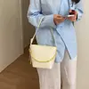 Bolsa de Balde Acolchoada com Corrente para Primavera e Verão Feminina 2026 Nova Versátil para o Dia a Dia Bolsa de Mão Bolsa Transversal com Textura no Ombro