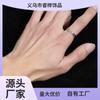 Anillo simple japonés y coreano moda femenina personalidad entrelazado serpenteante pulsera individual increíble gratis anillo de hombre venta al por mayor