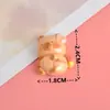 Placa de Palavras Flor Fruta Desenho Animado Capivara Resina Joia DIY Headband Capa de Celular Ímã de Geladeira Furo Fivela de Sapato
