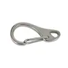 Mosquetón de Escalada Hebilla Acero Inoxidable Llavero Accesorios de Ferretería Equipaje Hebilla Metálica de Resorte