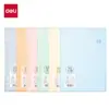 Deli Hb5403 - Carpeta de Anillas Desmontables Ligera de 3 Agujeros, Fácil de Pasar las Páginas Sin Irritar tu Mano, Serie Colorida, Cuaderno de Espiral Extraíble