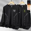 Sudadera Popular Nueva para Hombre Otoño/Invierno 2025, Forro Polar, Sin Capucha, Manga Larga, Cuello Redondo, Tallas Grandes, Gruesa, para Usar al Aire Libre