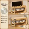 Banqueta para Cambiar Zapatos para Entrada de Casa, Gabinete de Zapatos de Madera Maciza de Lujo Ligero con Asiento, Almacenamiento Integrado para Pasillos Estrechos