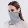 Bufanda Cálida de Otoño e Invierno Transfronteriza de Amazon Cuello Grueso de Color Sólido Máscara de Equitación Exterior de Doble Capa a Prueba de Frío para Mujer
