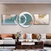 Pintura Decorativa Moderna Minimalista para Sala de Estar, Pintura Colgante para Pared de Fondo de Sofá, Mural Abstracto de Lujo Ligero para Dormitorio, Tríptico Nuevo Chino