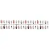Uñas Portátiles Europeas y Americanas Más Vendidas, Uñas Pre-Hechas Rosas Estilo Francés, Parches de Uñas Cortos Desmontables, Uñas Postizas, Venta al por Mayor de Fábrica