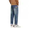 Jeans de Pierna Ancha para Hombre Primavera y Otoño 2026, Pantalones Harem Retro Americanos, Pantalones Largos Rectos Holgados de Moda para Tallas Grandes