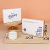 Caja de Cubiertos para Pastel de Cumpleaños Caja de Empaque para Vajilla Plato Desechable de Papel para Repostería Plato para Cubiertos Caja para Velas Caja de Juego