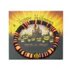 Conjunto de Pulseiras Europeias e Americanas Transfronteiriças de Halloween em Argila Macia Multicamadas, Joias de Mão Criativas Multicamadas Elásticas com Contas Estilo Boêmio