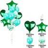 Set de globos de película de aluminio de 18 pulgadas, 14 piezas, lentejuelas perladas, color oro rosa, decoración para fiesta de cumpleaños infantil, diseño de ambiente, globo
