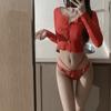 Sex and the City* Calcinhas Sexy de Renda Europeia e Americana com Borda de Malha e Pérola para Mulheres, Calcinhas Cavadas Respiráveis com Cintura Média que Levantam o Quadril
