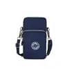 Bolsa Cruzada de Mano Directa de Fábrica al por Mayor Bolsa para Teléfono Móvil de Pantalla Grande Billetera para Monedas Bolso Colgante para Cuello/Muñeca Running Vertical Mini