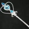 Corona Mágica de Princesa Elsa de Frozen Varita Mágica de Plástico Varita Mágica de Corazón Varita de Hada
