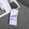 Calcetines de Algodón de Marca de Moda para Pareja Calcetines Altos Moda Urbana Estilo Hip-Hop Calcetines para Hombres y Mujeres Manualidad Tie-Dye Moda Elegante
