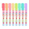 Marcador de Tiza Líquida Macaron Borrable de 3 mm para Graffiti en Vidrio, Pintura, Tablero Acrílico, Escritura, Bolígrafo Marcador de Colores