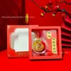 Populares Pegatinas de Teléfono Coloridas de Oro Puro 999 con Amuletos de los Doce Signos del Zodiaco, Piezas de Oro, Regalos Conmemorativos, Mismo Estilo que Shuibei