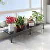 Alargamento de peitoril de janela de varanda suporte de flores de peitoril de janela alargamento de peitoril de janela estreito de chão extensão suporte para suculentas prateleira de armazenamento de bancada altura ajustável