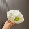 Gorros para Niños Otoño e Invierno Boinas de Punto para Bebé Lindos Sombreros de Florcitas para Niños y Niñas Sombreros de Pintor Sombreros de Lana para Bebé Modernos