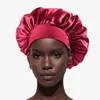 Venda Quente da Amazon Bandana de Cor Sólida de Aba Larga Alta Elasticidade Touca de Dormir para Adultos Cuidados com o Cabelo Beleza Touca de Banho Touca para Quimioterapia