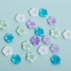 Concha de fábrica flor cinco pétalas Concha Flor Tigela flor escultura DIY brincos passo Roupas chinesas acessórios feitos à mão 10mm