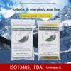 Cobertor de primeiros socorros de sobrevivência ao ar livre de duas cores resgate ao ar livre cobertor de isolamento à prova de frio cobertor de vida reflexivo cobertor de emergência atacado