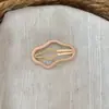 Elegante pinza BB hueca con forma de nube, pinza lateral simple estilo coreano para flequillo, pinza para el pelo ondulado para arreglar mechones sueltos, accesorio para el pelo para mujer