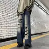 Jeans rotos de primavera y otoño para hombre, marca casual de moda, estilo japonés, geniales y elegantes, lavados, retro, moda urbana, moda americana, pantalones versátiles