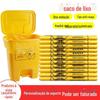 Saco de lixo médico amarelo saco de lixo engrossado clínica hospitalar grande saco de lixo atacado fabricantes de saco de lixo