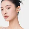Pendientes de Borla con Forma de Gota de Agua y Lazo Hebilla para Auriculares Auriculares Bluetooth Inalámbricos Hebilla para Oreja Hebilla de Taladro Desmontable Joyería de Moda