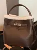 Bolso de Mano Pequeño Elegante de Alta Apariencia para Mujer 2025 Invierno Nueva Moda Bolso Cruzado Bolso Tote Pequeño Exquisito Bolso Cubo