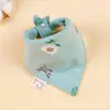 Toalla triangular de algodón para bebé toalla para recién nacido anti-escupir leche agua saliva toalla para bebé niño y niña babero de algodón toalla base para babero