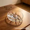 Jingyuan KTV bar comercial prato de vidro para lanches lanche Prato de Frutas Prato de degustação tigela transparente para doces sementes de melão