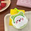Porta-moedas de Pelúcia Desenho Animado Fofo Mini Macio Moe Bolsa de Armazenamento de Moedas Estudante Portátil Bolsa para Fone de Ouvido Pequeno Presente