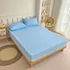 Sábanas bajeras de color sólido seleccionadas, fundas bajeras cepilladas, fundas protectoras lavables, fundas de almohada, sábanas bajeras, protectores de colchón Simmons, sábanas bajeras con estampado por calor