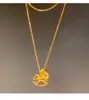 Moneda de Cobre Chapada en Oro Real de 24K Collar de Caballo Nuevo Estilo Chino Cadena de Clavícula de Nicho Gargantilla de Lujo Juvenil para Mujer